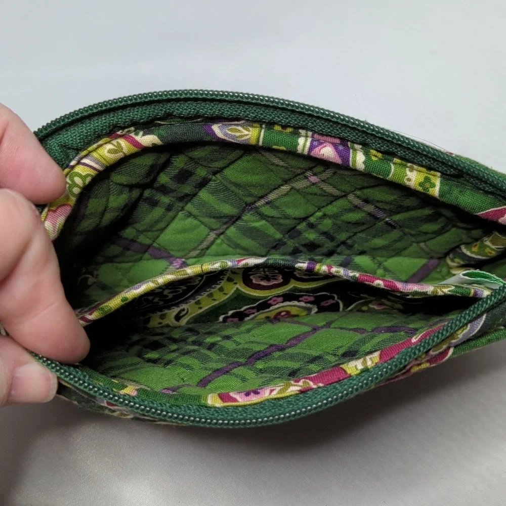 Vera Bradley Chelsea Green Wristlet